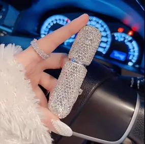 1pc High-grade “Bling” Car Refillable Atomizer Perfume Spray Bottle