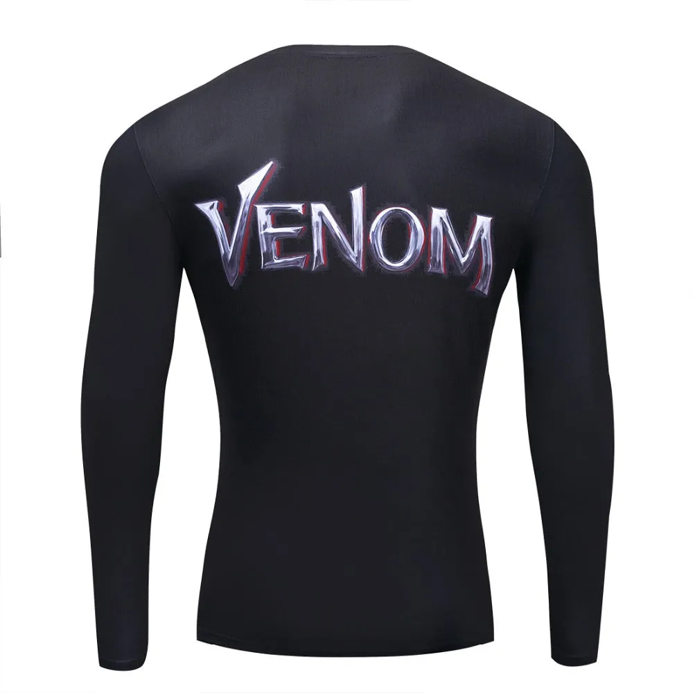 2019 VENOM Red Tongue Compression Shirt for Men