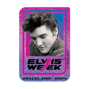 2024 Elvis Week Glitter Magnet