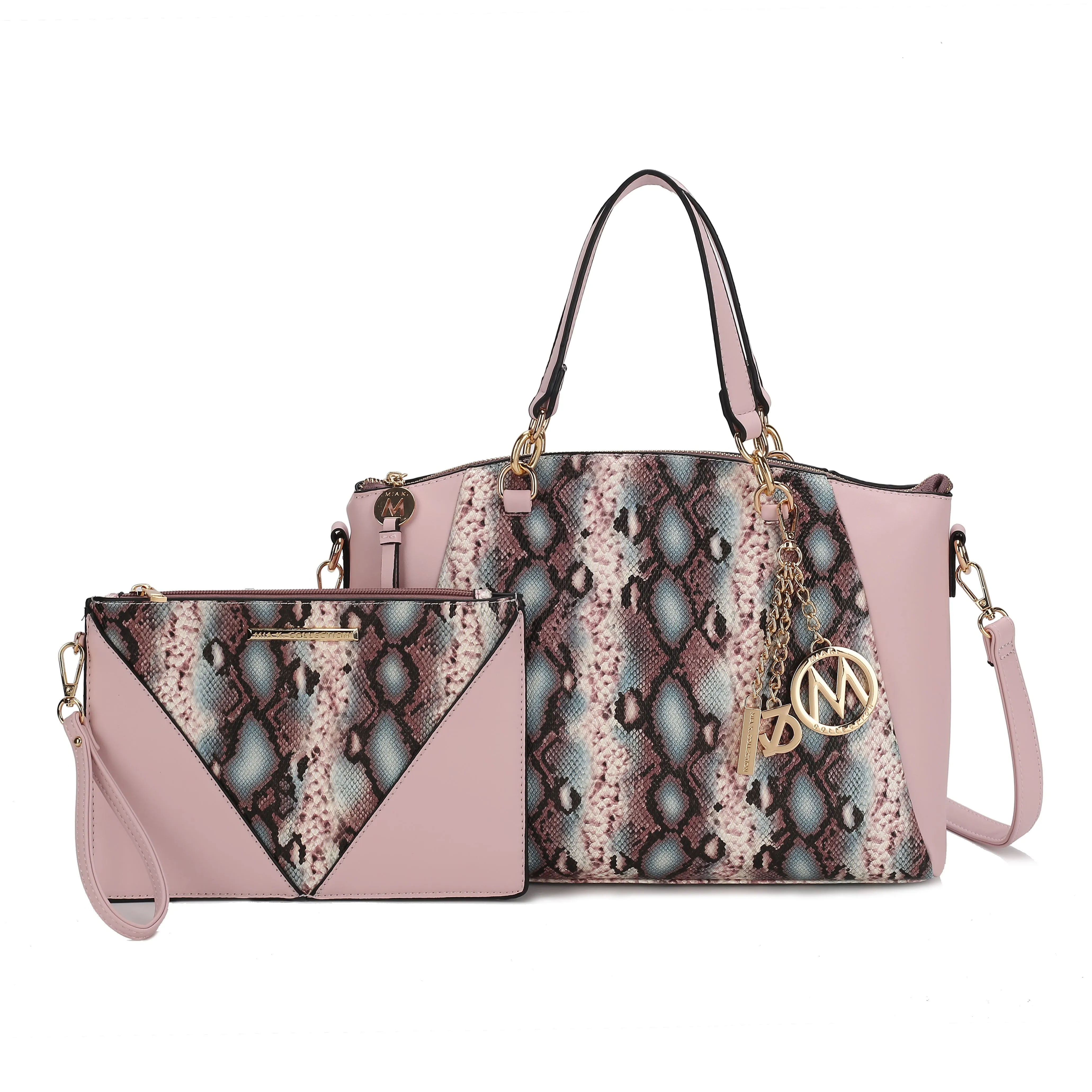 Addison Shoulder Bag and Wristlet Set