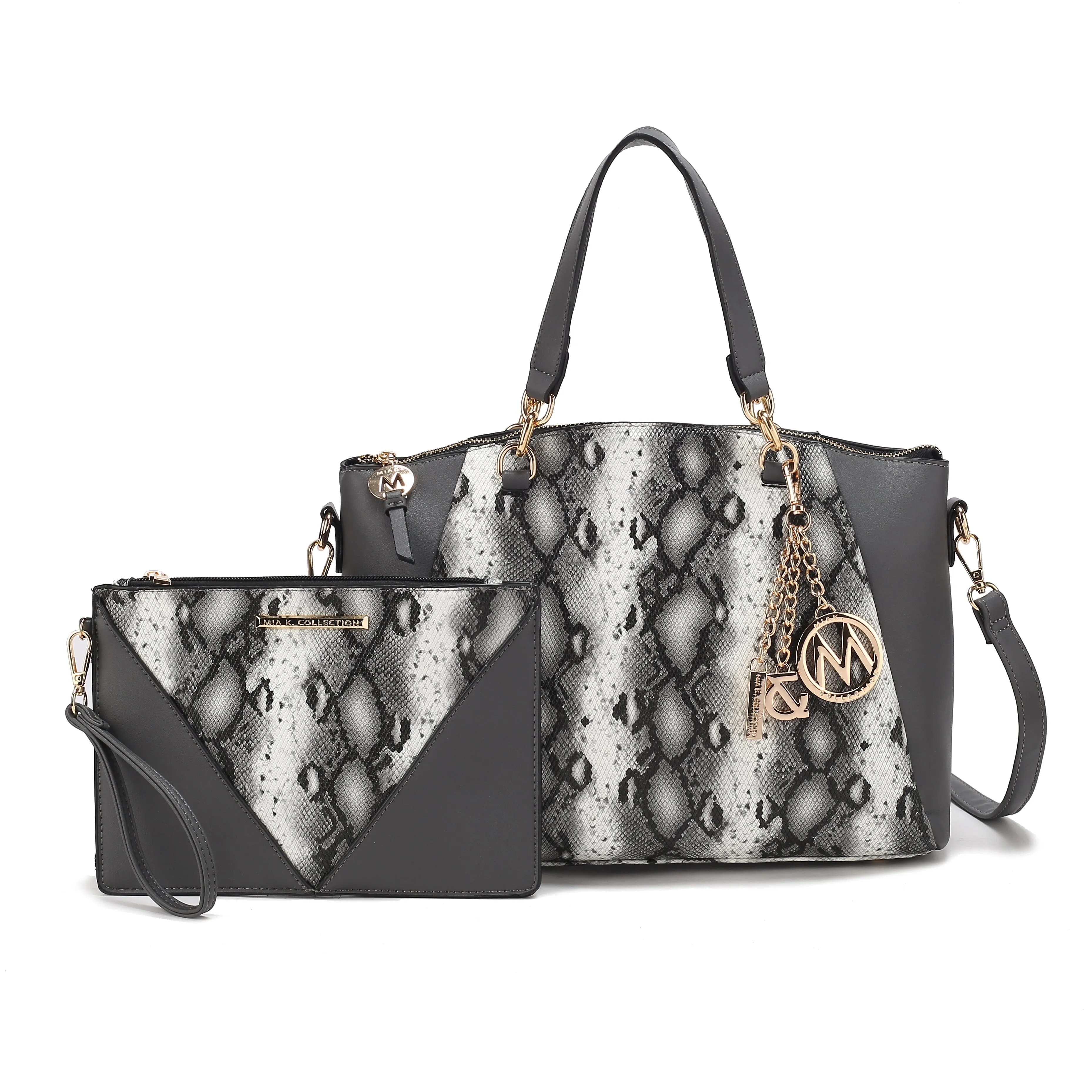 Addison Shoulder Bag and Wristlet Set