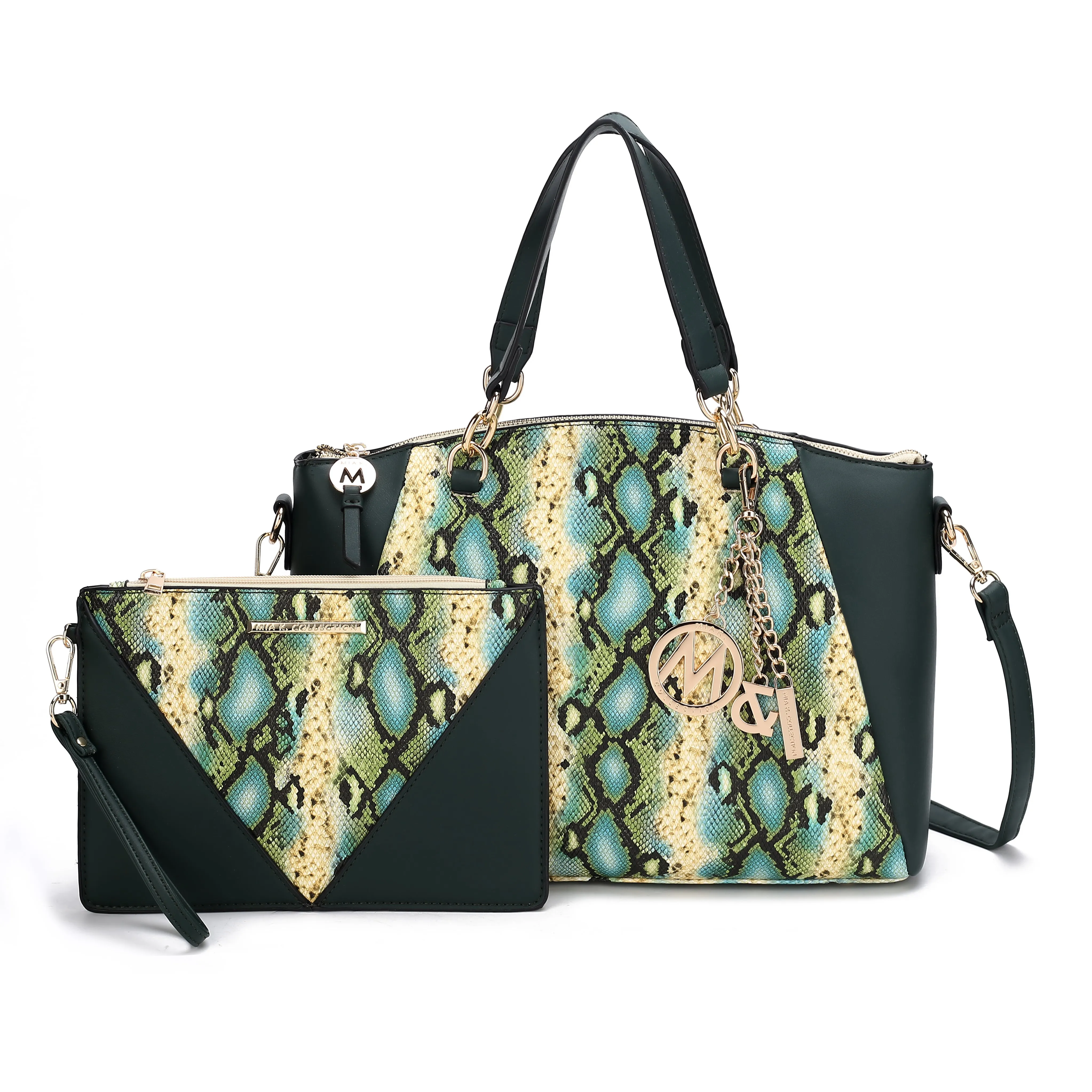 Addison Shoulder Bag and Wristlet Set