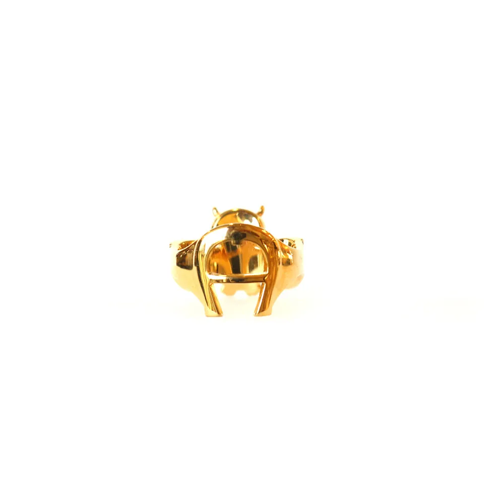 Aigner Gold Plated Ring Size 7.75