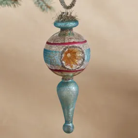 Antiqued Beauty Frosty Ornament