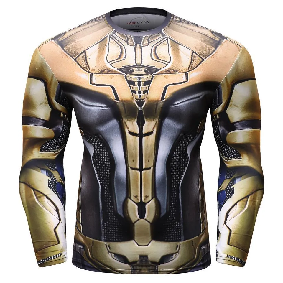 Avengers 3 Infinity War THOR Long Sleeve Compression Shirt