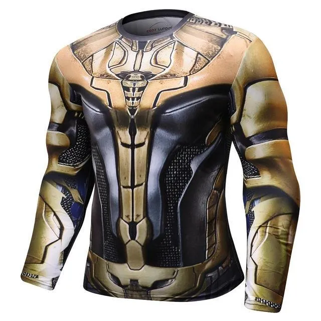 Avengers 3 Infinity War THOR Long Sleeve Compression Shirt