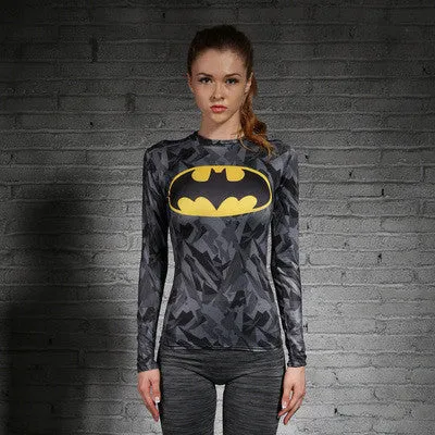 BATMAN Compression Shirt for Women (Long Sleeve)