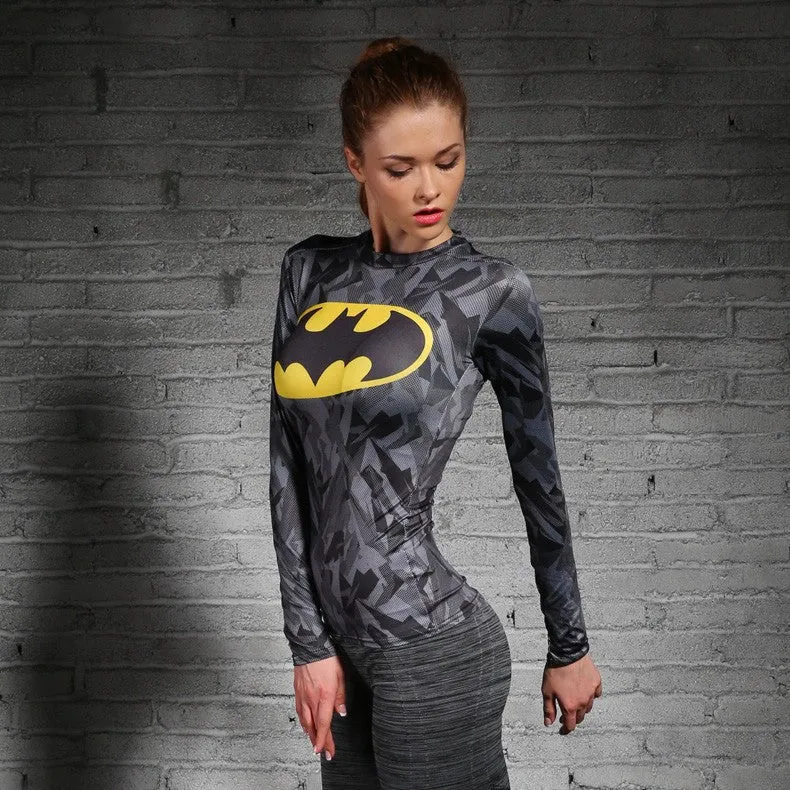 BATMAN Compression Shirt for Women (Long Sleeve)