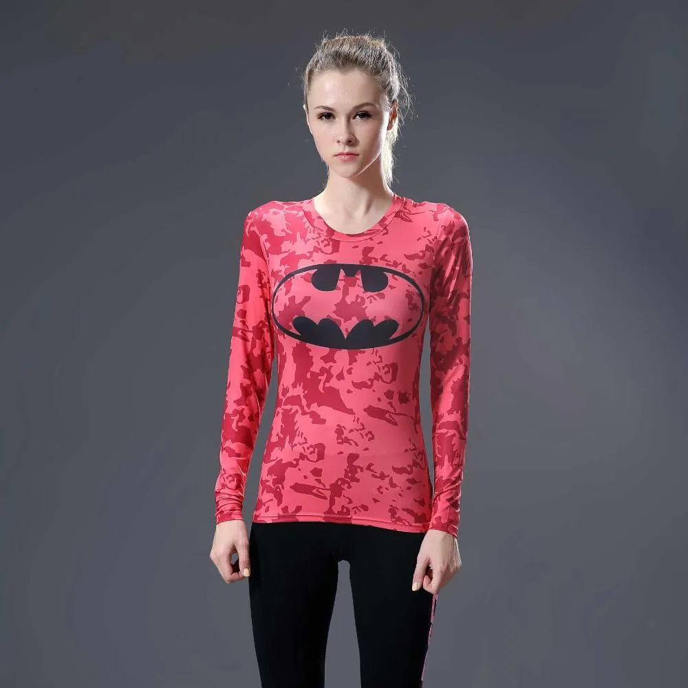 BATMAN Long Sleeve Compression Shirt for Women