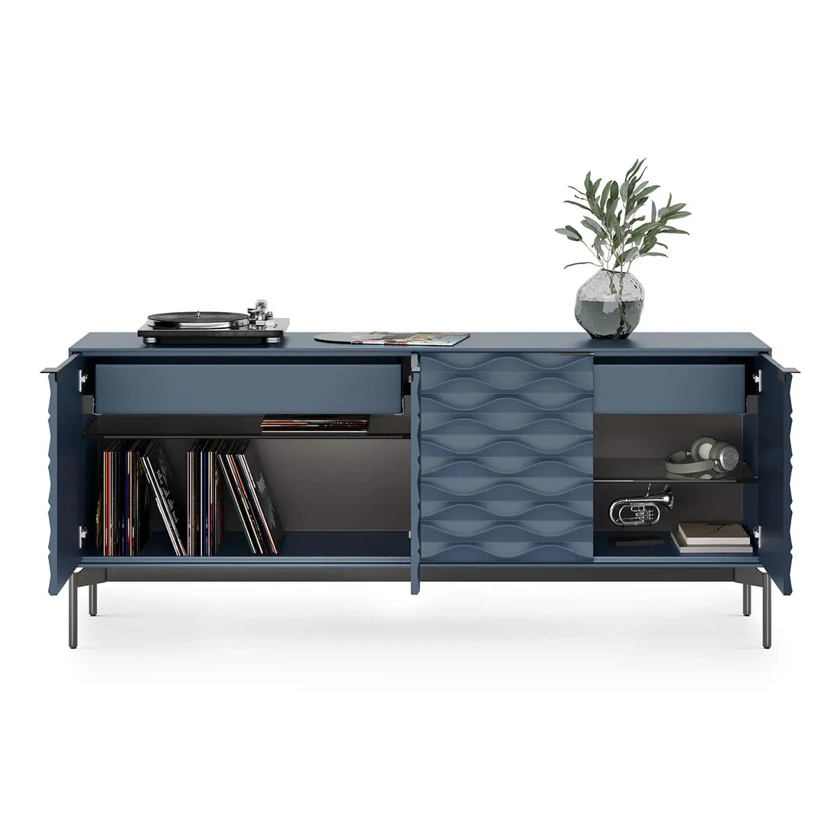 BDI Ripple 7629 4-Door Storage Credenza