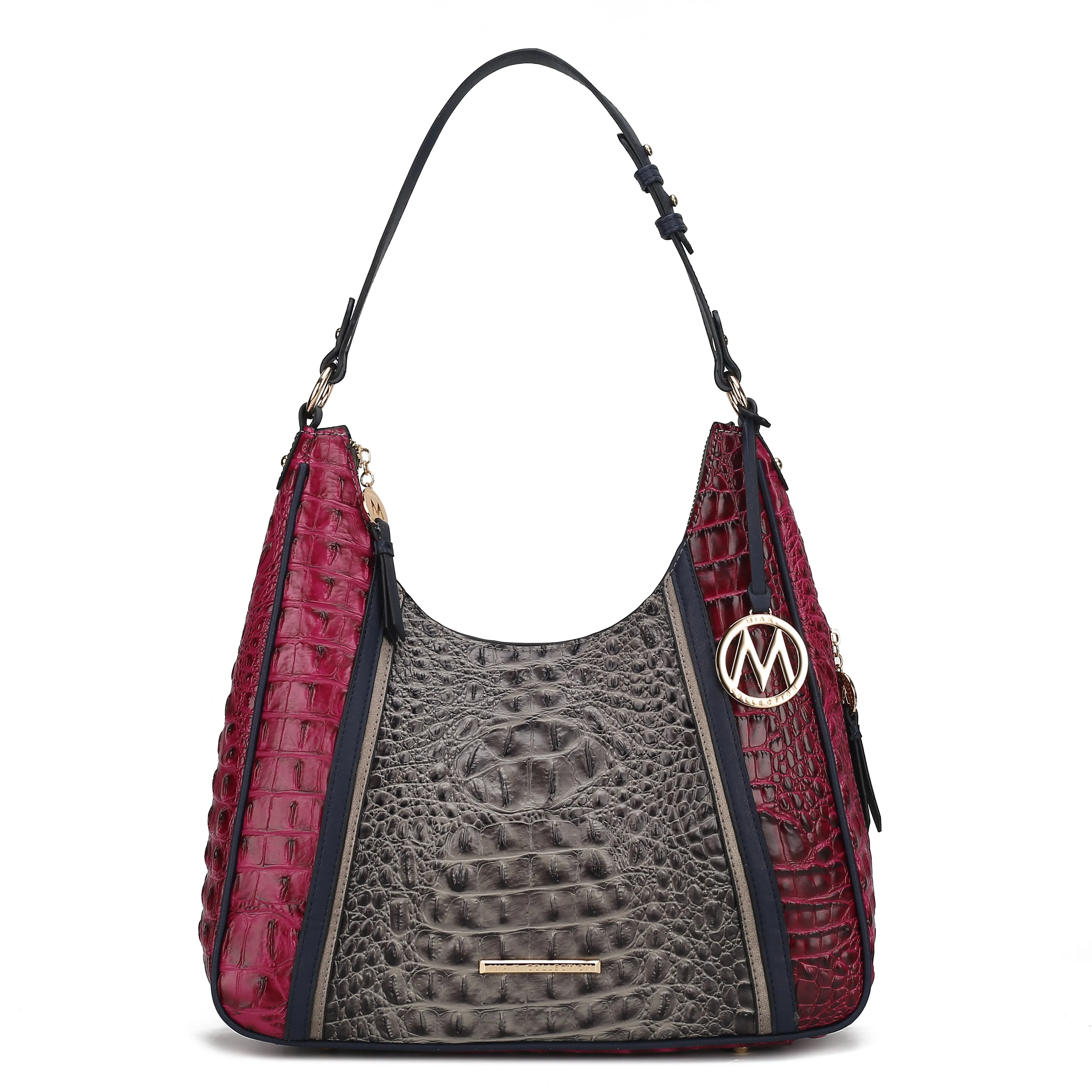 Becket Embossed Shoulder Bag