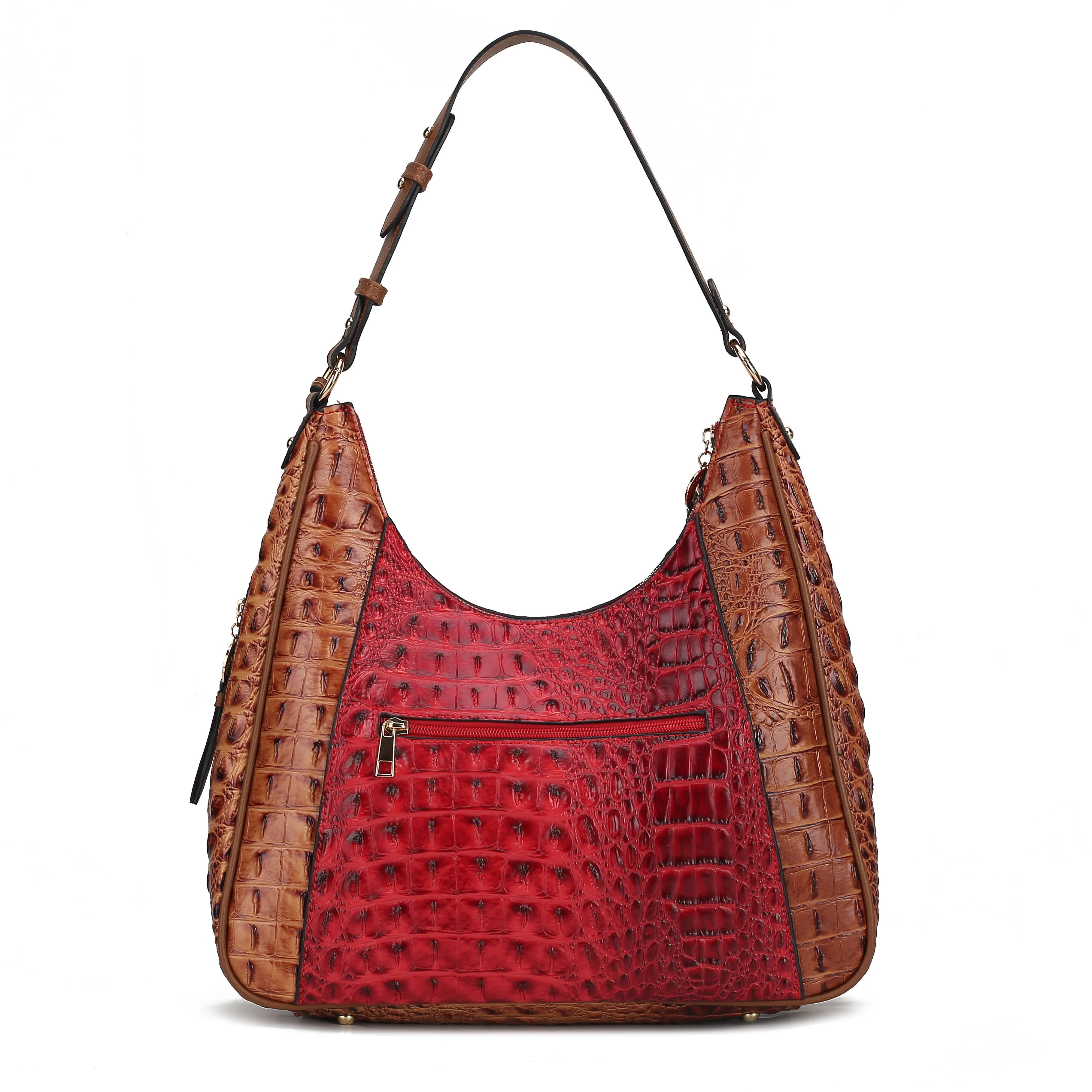 Becket Embossed Shoulder Bag