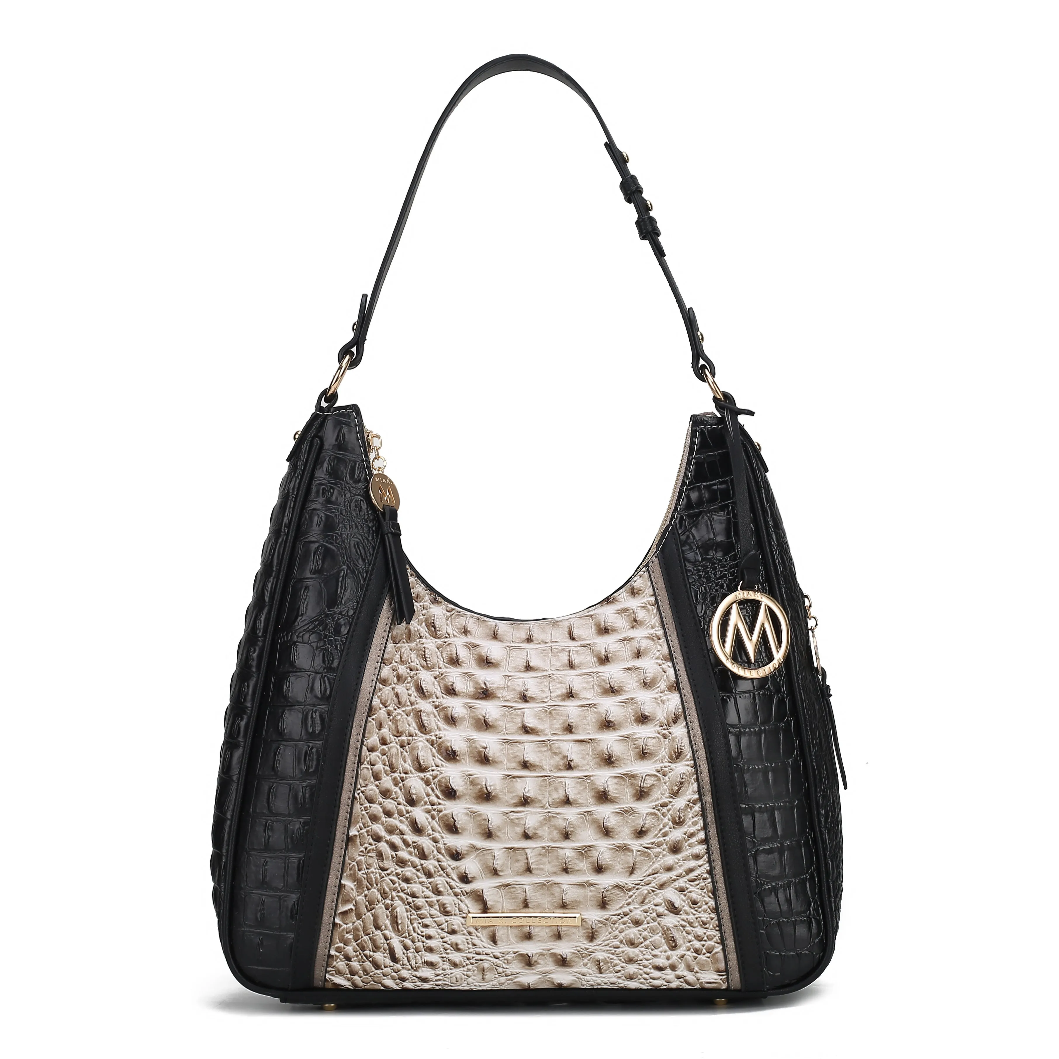 Becket Embossed Shoulder Bag