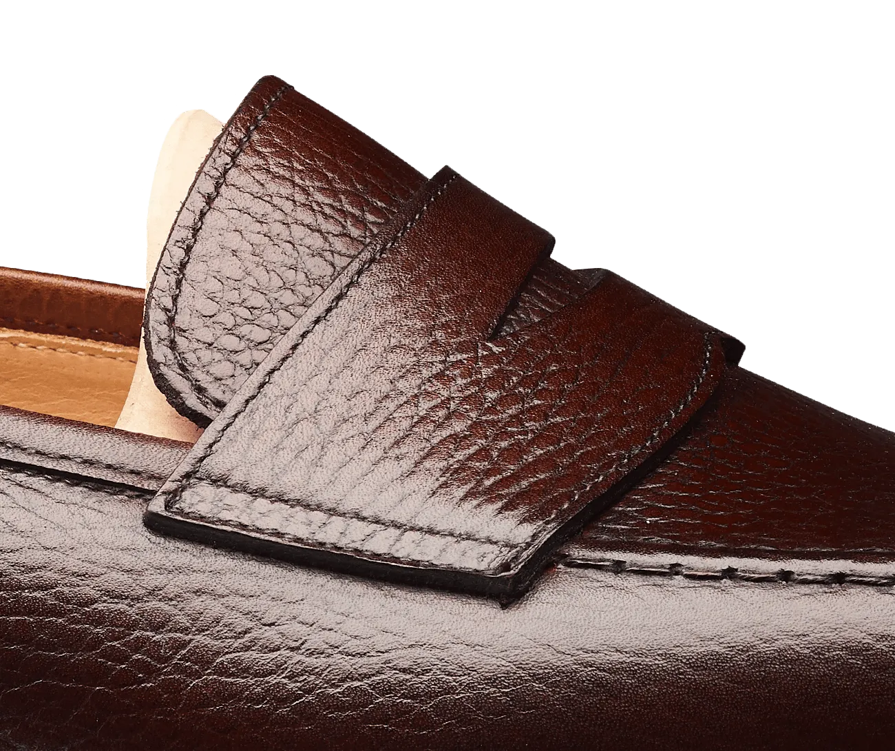 Boston Dark Brown Country Calf Grain