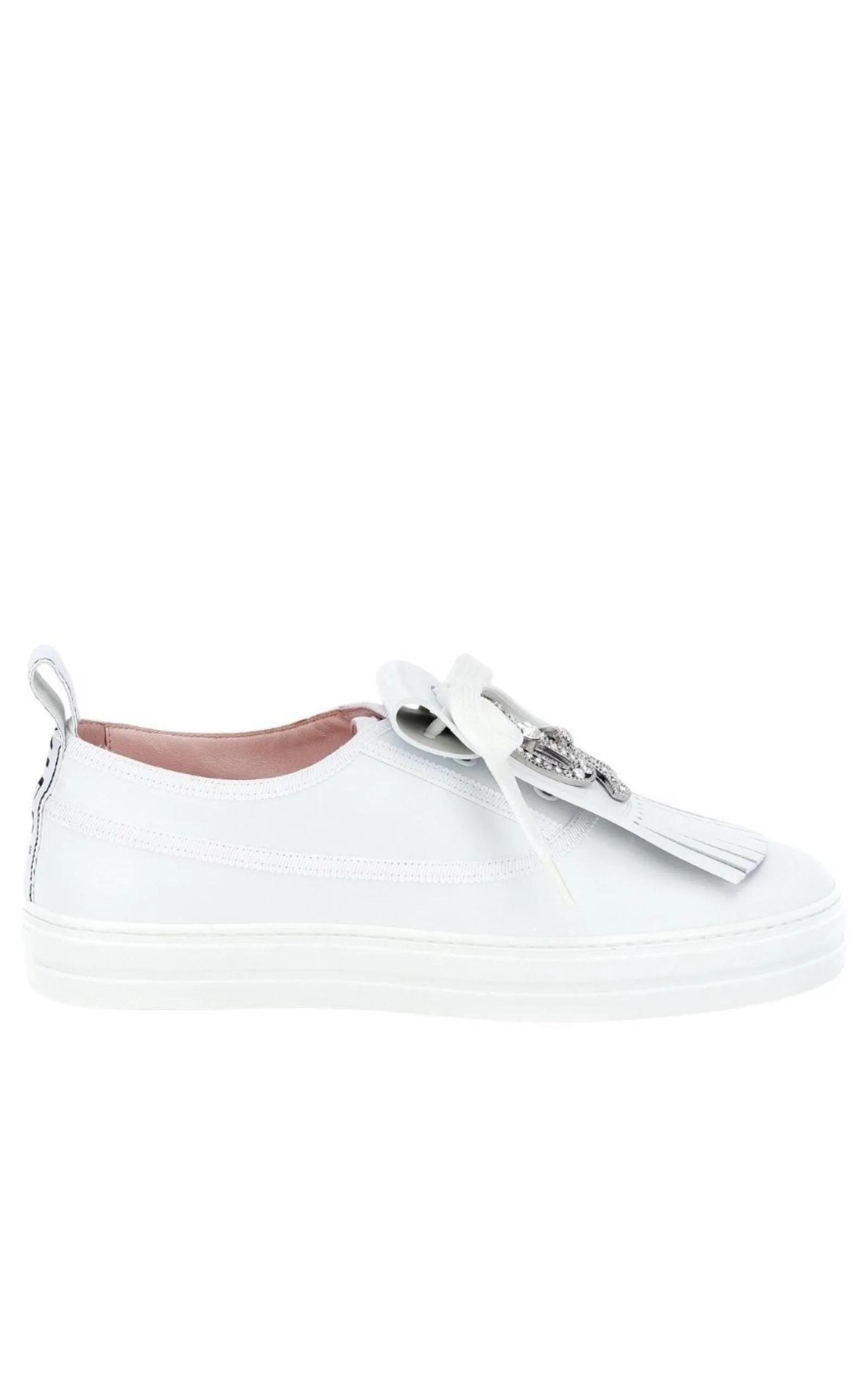 Call Me Vivier Leather Jewel Sneakers