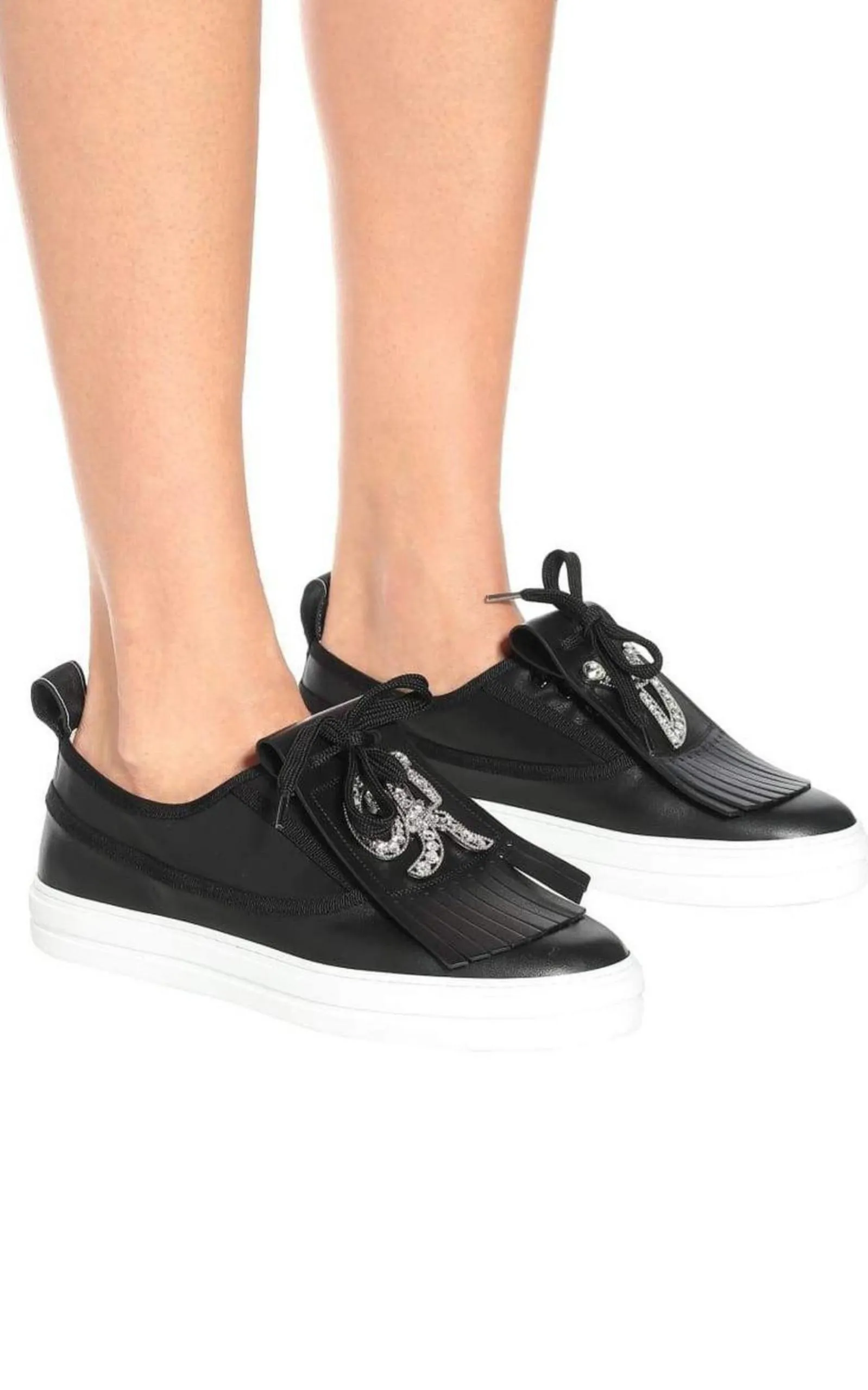 Call Me Vivier Leather Sneakers