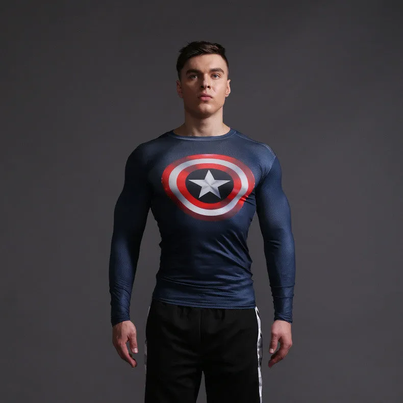 CAPTAIN AMERICA Men Compression Shirt