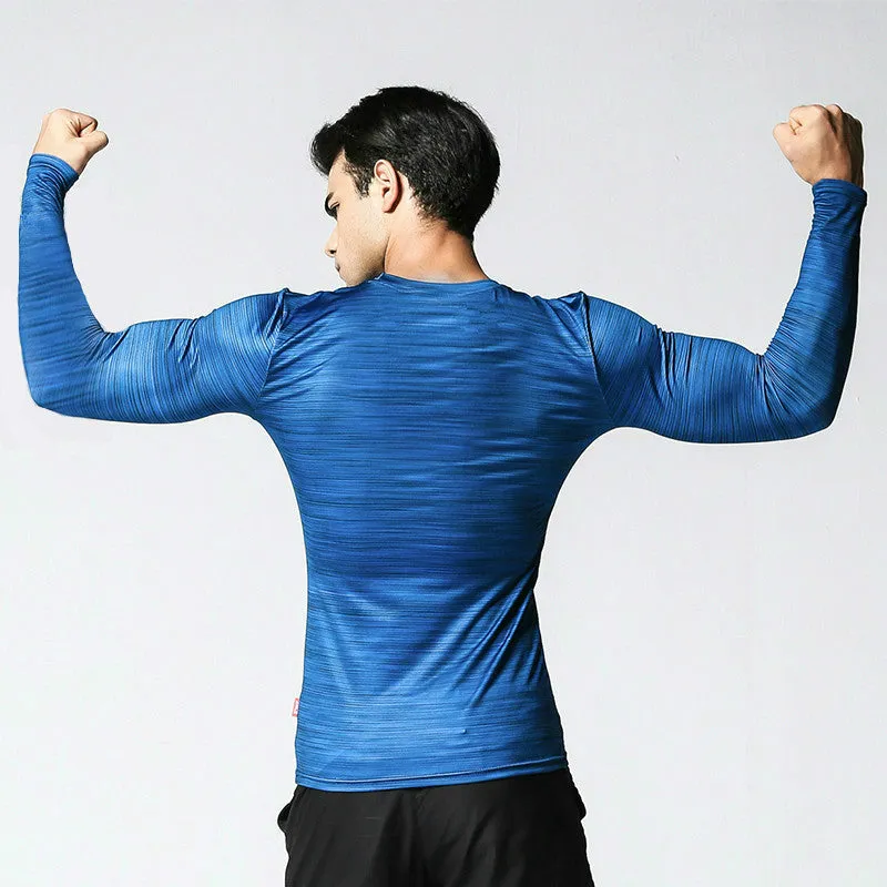 CAPTAIN GYM Compression Shirt for Men (Long Sleeve)