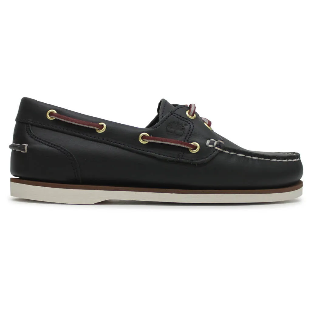 Classic Boat Full Grain Leather Women's Boat Shoes