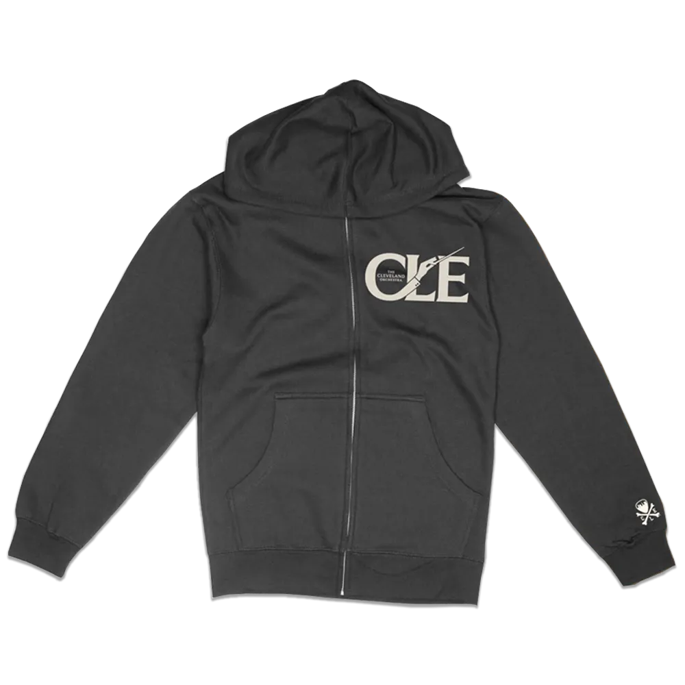 Cleveland Orchestra CLE Zip-Up Sweatshirt 2023 - IN STOCK AND READY TO SHIP