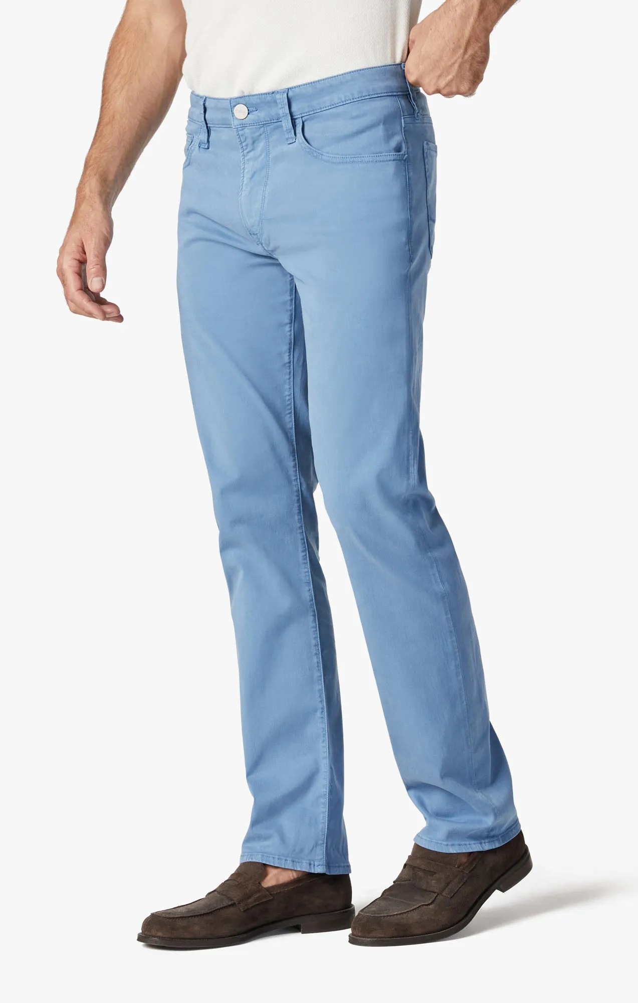 Courage Straight Leg Pants In Quiet Harbor Twill