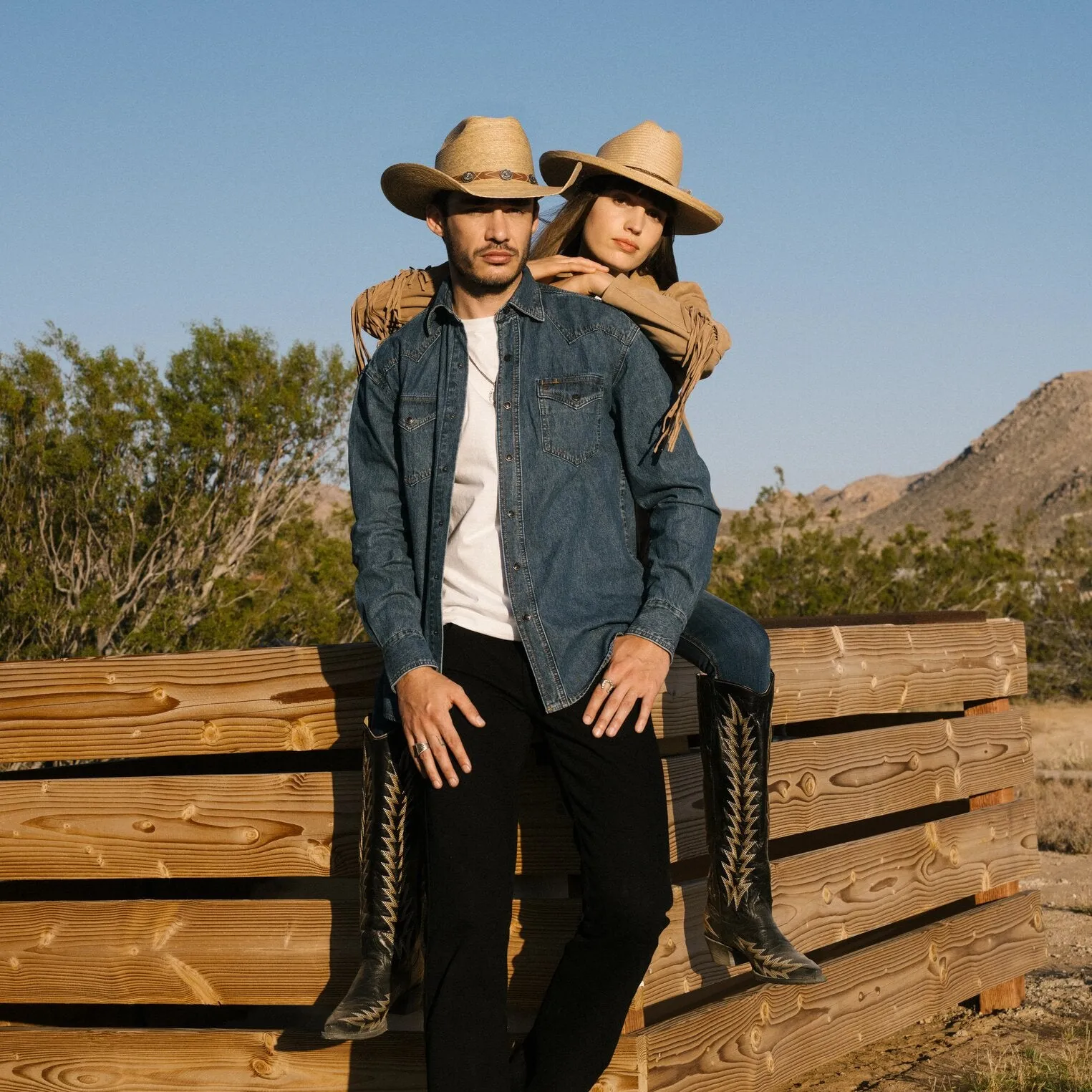 Cowhand Mexican Palm Cowboy Hat