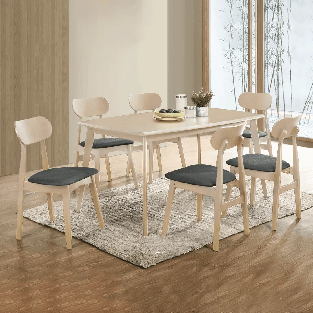 Davide Wooden Dining Table (150cm)