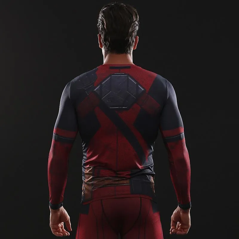 Deadpool 2 Long Sleeve Compression Shirt for Men