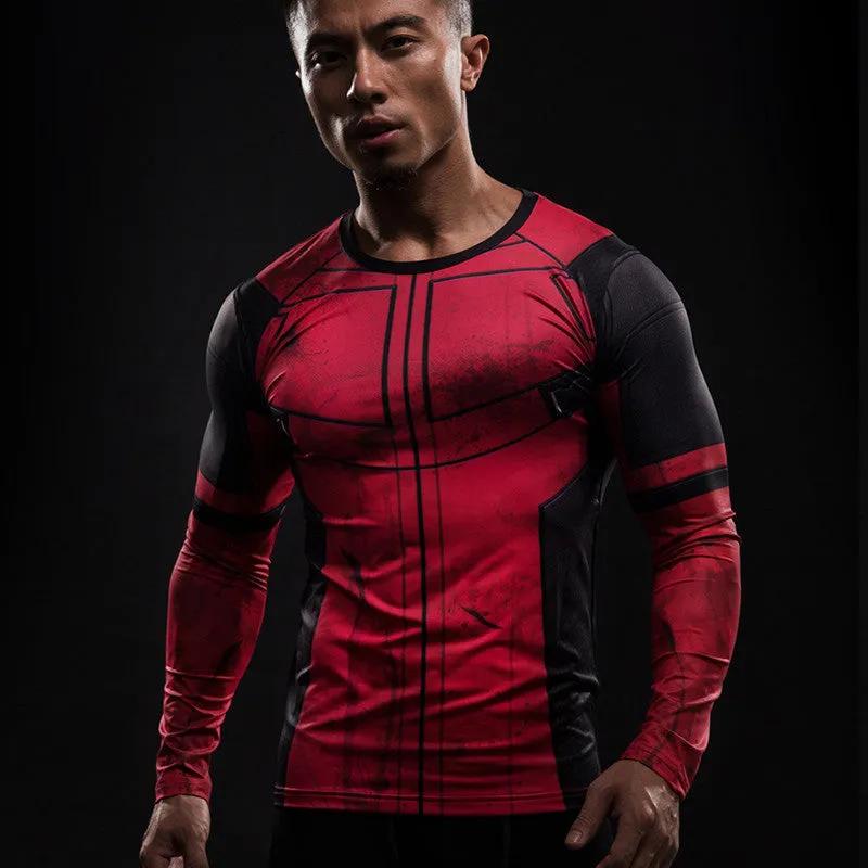 DEADPOOL Compression Shirt for Men (Long Sleeve)