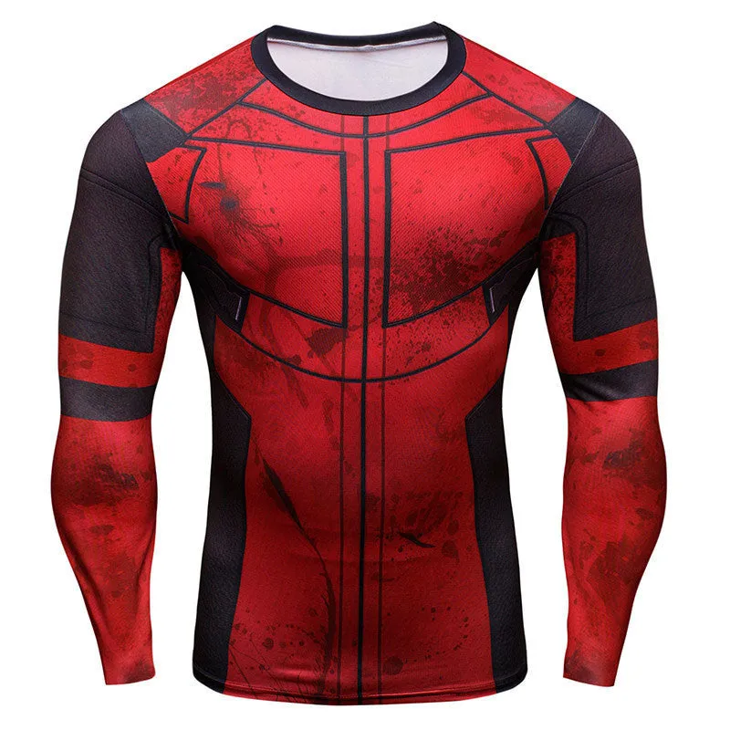 DEADPOOL Compression Shirt for Men (Long Sleeve)