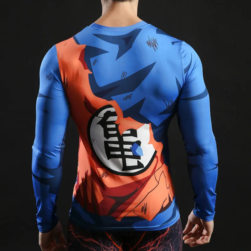 DRAGON BALL Goku Compression Shirt for Men (Long Sleeve)