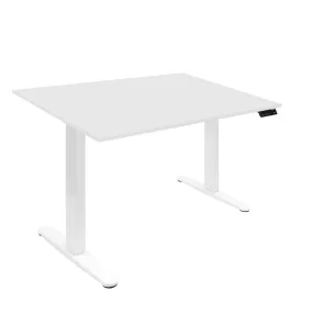 Dual Motor Electric Standing Desk with 48" Tabletop - White Base