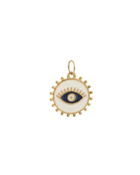 Enamel Eye Burst Charm