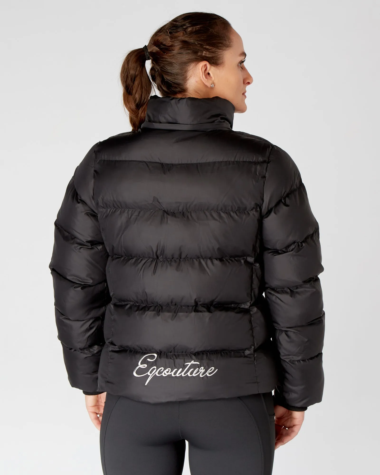 Exclusive Short Black Puffer Coat  / Jacket - Detachable Hood