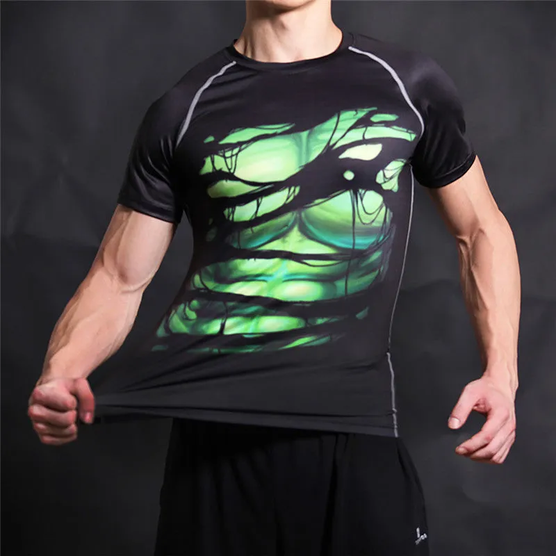 HULK Compression Shirt for Men (Short Sleeve)