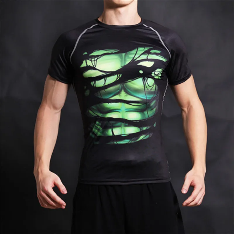 HULK Compression Shirt for Men (Short Sleeve)