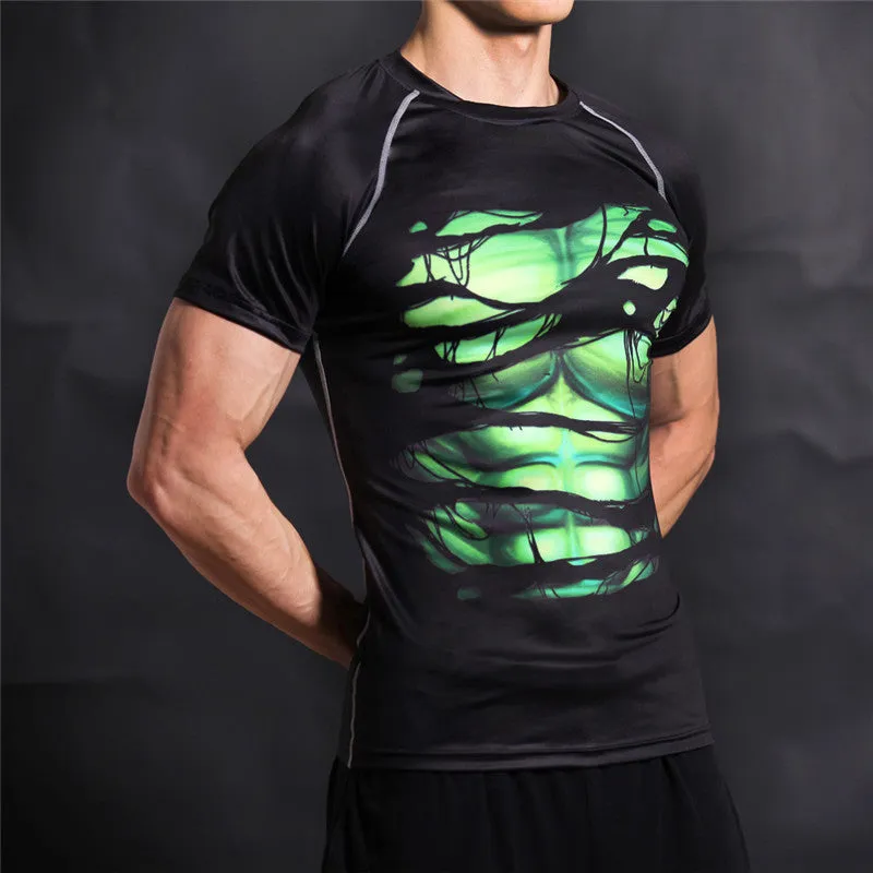 HULK Compression Shirt for Men (Short Sleeve)