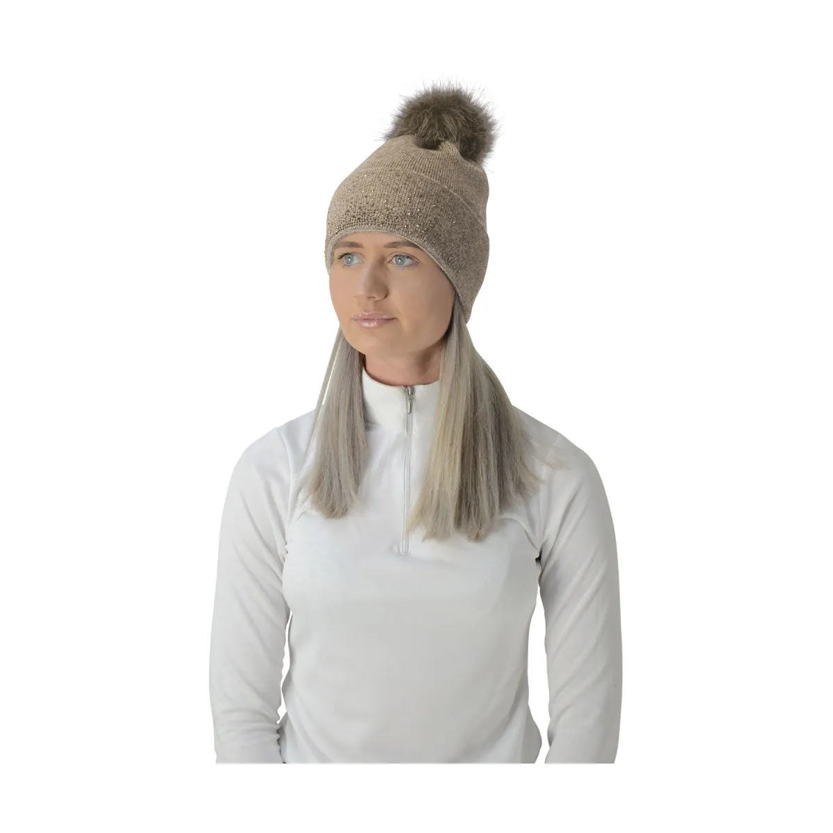 HyFASHION Two Toned Alaska Bobble Hat