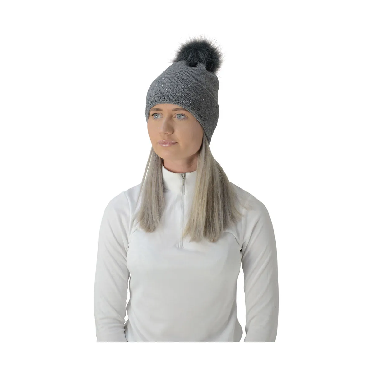 HyFASHION Two Toned Alaska Bobble Hat