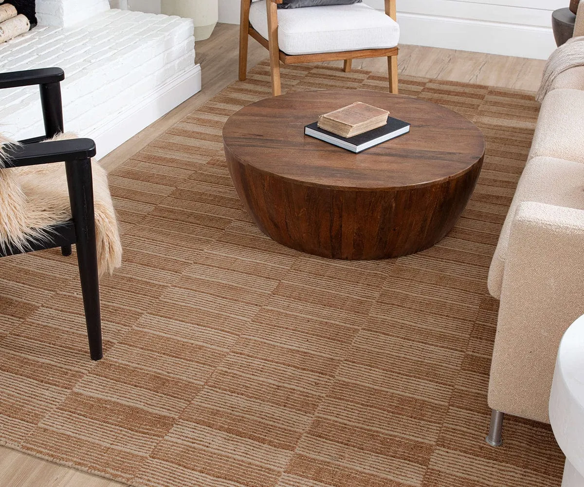 Karastan Broken Stripe Rug - Sienna