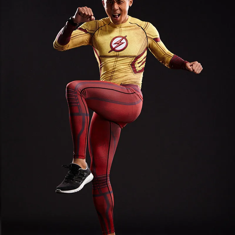 KID FLASH Compression Leggings/Pants for Men