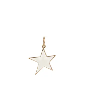 Large Star Enamel Charm