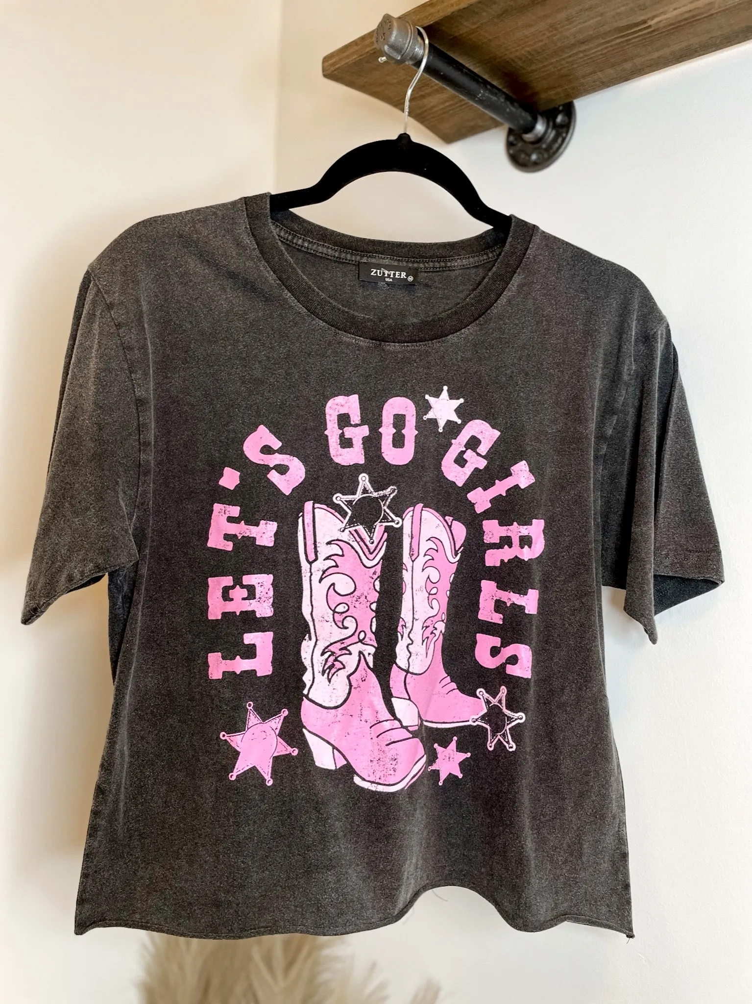 Let's Go Girls Graphic Crop