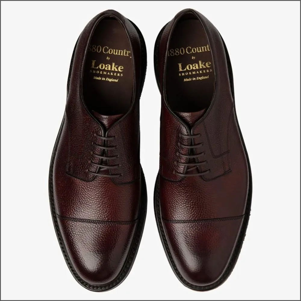 Loake Ampleforth Rosewood Grain Shoe*