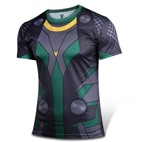 LOKI Short Sleeve Compression Shirt for Men