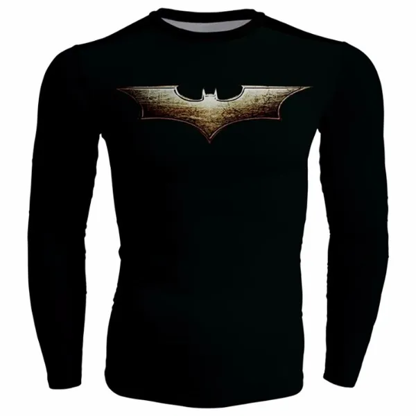 Long Sleeve BATMAN Compression Shirt for Men