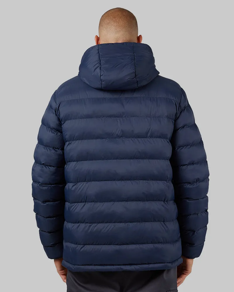 MEN'S HOODED SHERPA-LINED JACKET