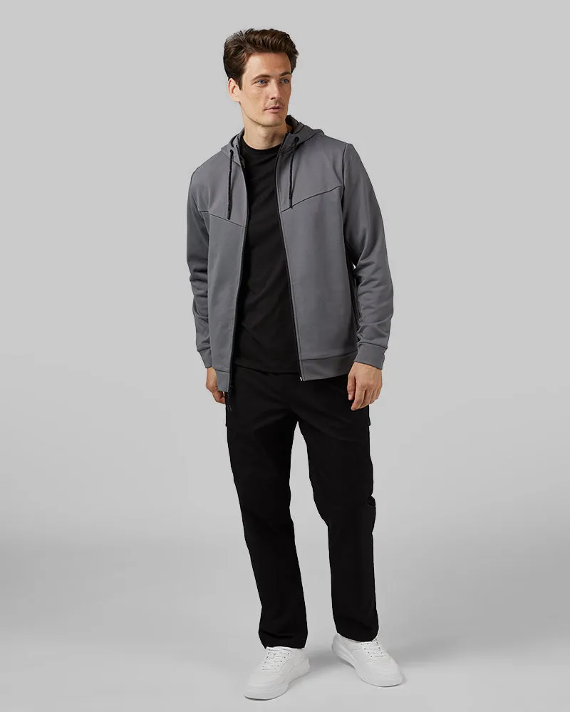 MEN'S SOFT STRETCH TERRY FULL-ZIP HOODIE