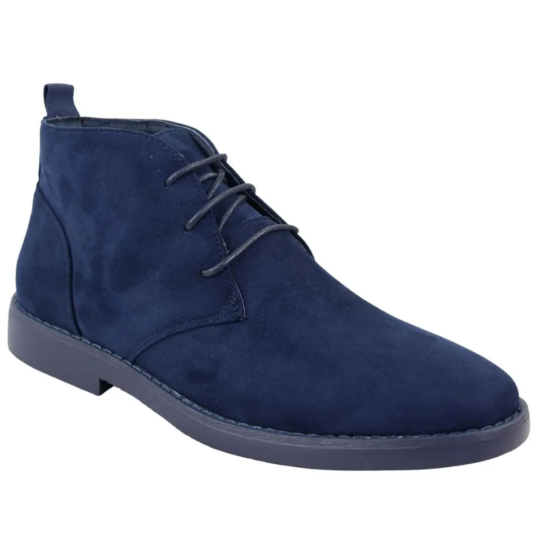 Mens's Chukka Desert Lace Up Ankle Boots