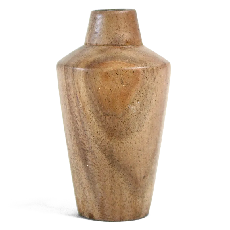 Natural Suar Wood Vase in 2 sizes - Sale Homewares